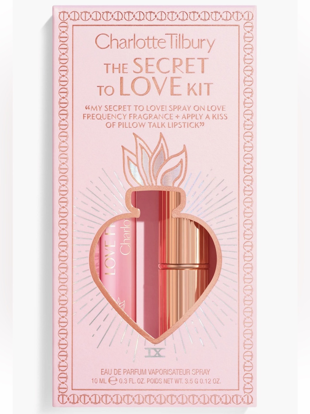 Charlotte Tilbury THE SECRET TO LOVE KIT LIMITED EDITION FRAGRANCE & LIP KIT